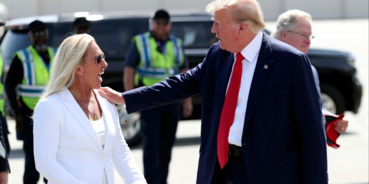 Trump valt Taylor Green aan: ‘Ze is op dwaalspoor’