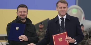 Macron en Zelensky tekenen akkoord voor levering Rafales aan Oekraïne