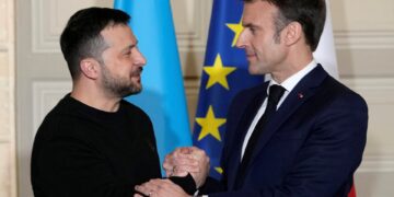 Na Athene, Zelenski bezoekt Parijs