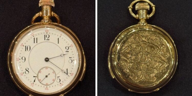 Gouden zakhorloge Titanic-wrak verkocht voor recordbedrag
