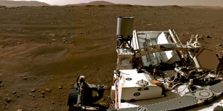 Wetenschappers detecteren bliksem op Mars