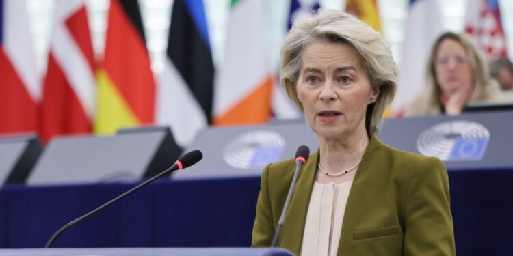 Prioriteiten van de EU in oorlogsdiscussies Oekraïne gepresenteerd door Von der Leyen