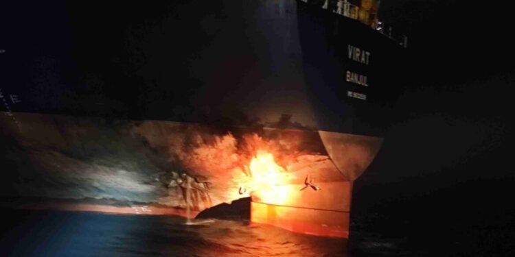 Russische olietanker geraakt door drone in Turkije