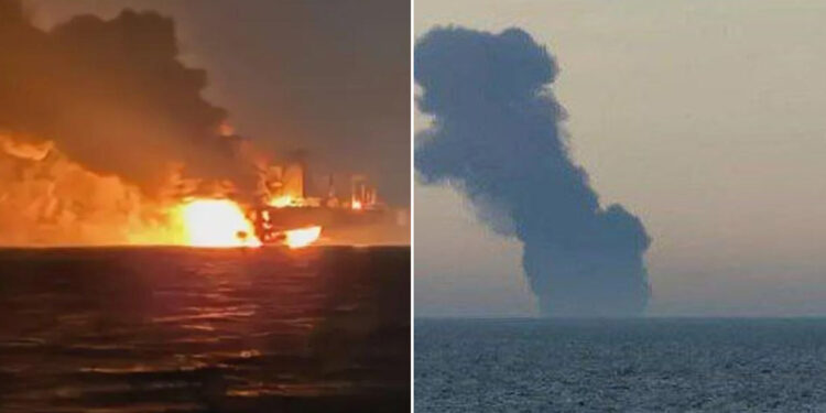 Explosies op Russische tankers voor Turkse kust