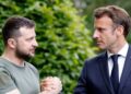 Zelensky ontmoet Macron in Parijs