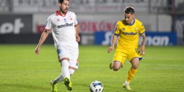 Spannende wedstrijd in de Serres eindigt in 0-1 overwinning voor Panaitolikos