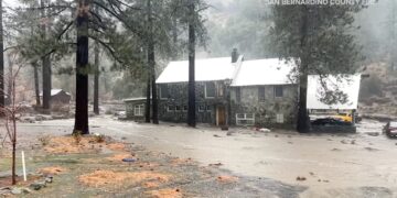 Noodtoestand in Los Angeles: hevige regenval zorgt voor chaos (foto’s)