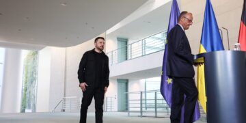 Ontmoeting met Zelensky en Europese leiders in Berlijn