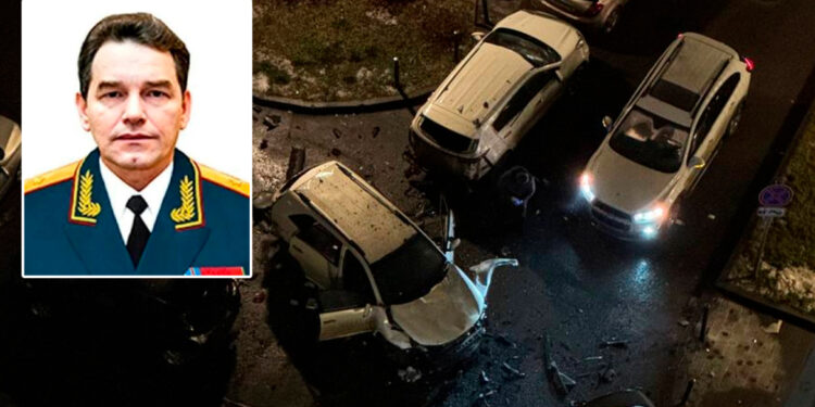 Generaal Sarvarov vermoord door bom in Moskou