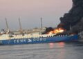 Ramp op zee: Brand op commercieel schip na Russische aanval in Odessa haven