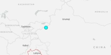 Aardbeving van magnitude 6 treft Xinjiang in China
