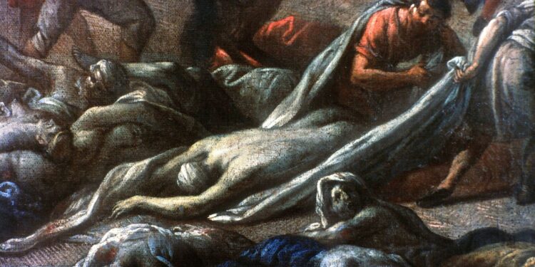 Vulkaanuitbarsting mogelijk oorzaak van zwarte dood in Europa.