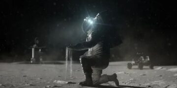 AI-bezem op de maan zet stof om in energie