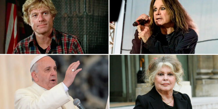 Iconen van de jaren ’60 en ’70 overleden in 2025: paus Franciscus en Brigitte Bardot