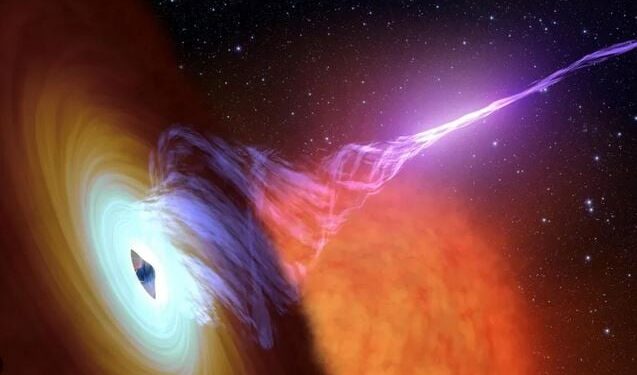 Spaghettimaaltijd van zwart gat vergt energie van 400 miljard zonnen.