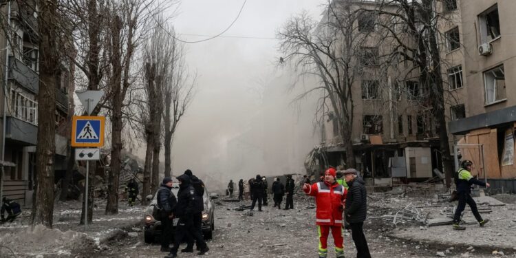 In Kiev: gesprekken met de geallieerden