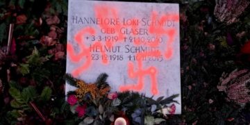 Vandalisme op graf Helmut Schmidt: een schokkende daad van haat