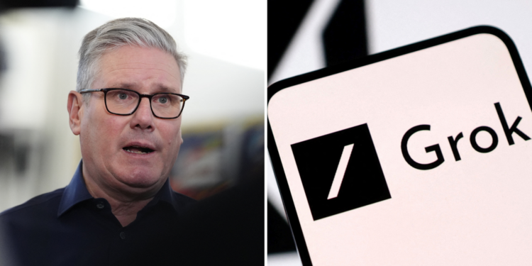 Starmer waarschuwt X voor AI-tool na gebruik bij kinderporno – ‘Houd het hoofd erbij’.