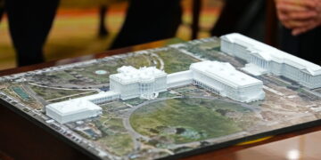 Overweging van toevoegingen aan de West Wing van het Witte Huis