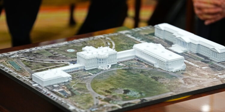 Overweging van toevoegingen aan de West Wing van het Witte Huis