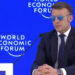 Emmanuel Macron draagt zonnebril in Davos vanwege oogprobleem