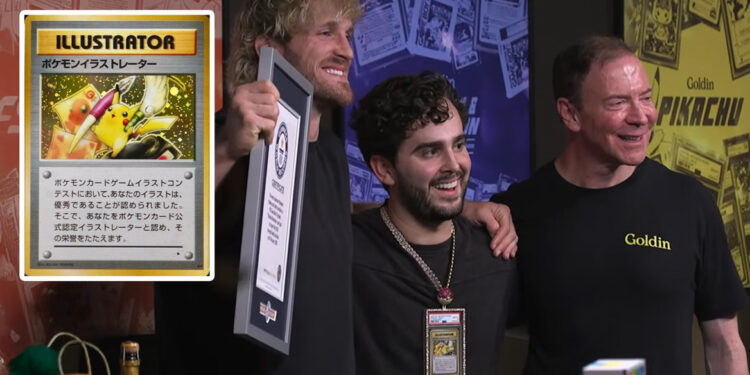 Logan Paul verkoopt zeldzame Pokemon-kaart voor $16,5 miljoen