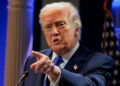 Donald Trump blijft weg van ijshockeyfinale in Milaan