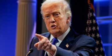 Donald Trump blijft weg van ijshockeyfinale in Milaan