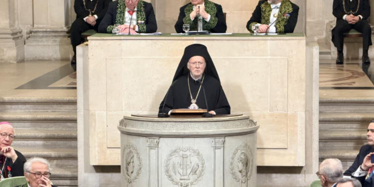 Patriarch Bartholomeus: Lid van de Academie van Frankrijk