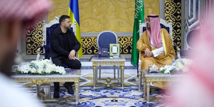 Samenwerking Zelensky en bin Salman op defensiegebied