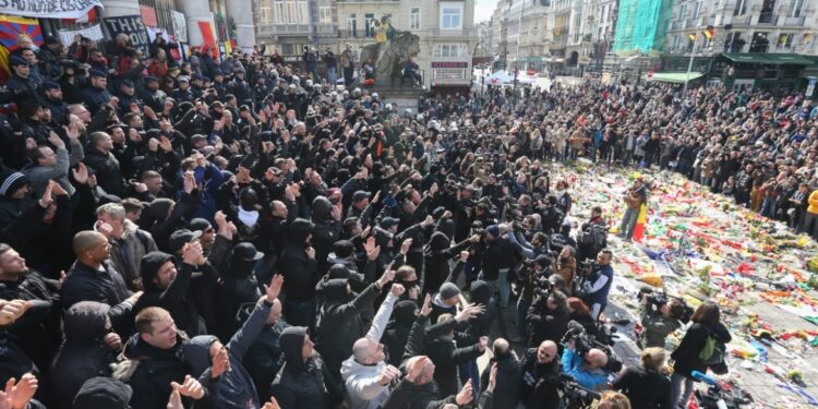 Herdenking van 10 jaar jihadistische aanslagen in Brussel