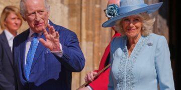 Charles’ Amerikaanse avontuur: onverstoord ondanks Trumps aanvallen in Londen.