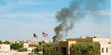 Rook op uit Amerikaanse ambassade Koeweit: ‘Kom niet hier’