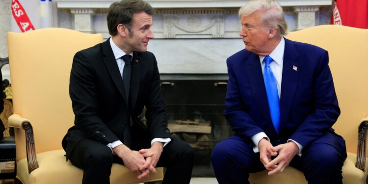 Telefoongesprek tussen Trump en Macron over crisis in Midden-Oosten