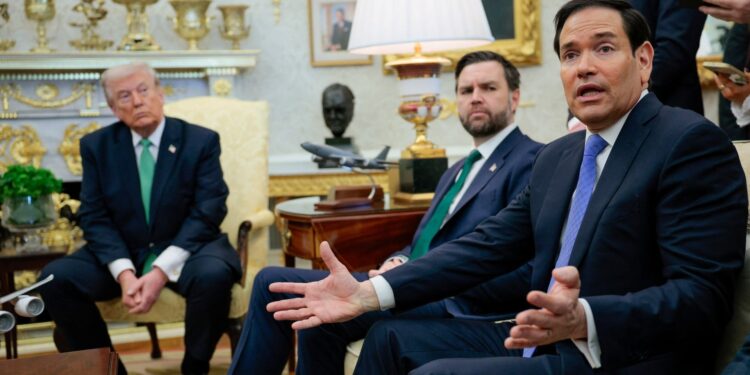 Het gevecht om Trumps opvolging: Vance vs. Rubio