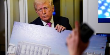 De aanval verijdeld in het Witte Huis: de nieuwe balzaal gespaard.