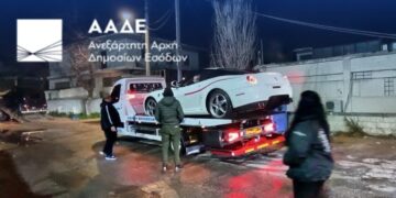 229 luxe auto’s met buitenlandse kentekenplaten in beslag genomen.