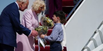 Britse koning Charles bezoekt VS voor officieel bezoek