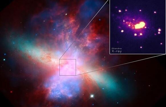 Sterrenstelsel produceert windsnelheden van 3 miljoen km/u