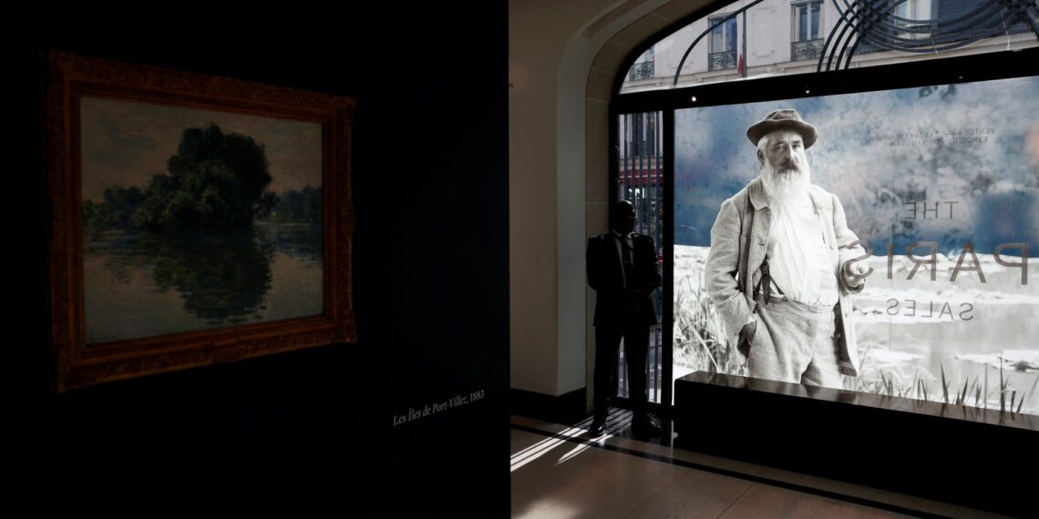 Monet’s schilderij verkocht voor 10,2 miljoen euro op Parijse veiling