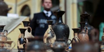 Italië herstelt 337 gestolen antiquiteiten uit de VS