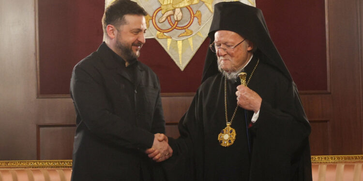 Patriarch Bartholomeus en Zelenski roepen op tot internationale eenheid voor vrede