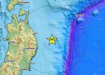 Krachtige aardbeving en mini-tsunami treffen Japan