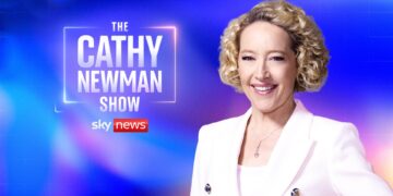 Nieuwe talkshow met Cathy Newman op Sky News.