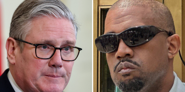 Starmer bezorgd over Kanye West’s boeking voor UK festival