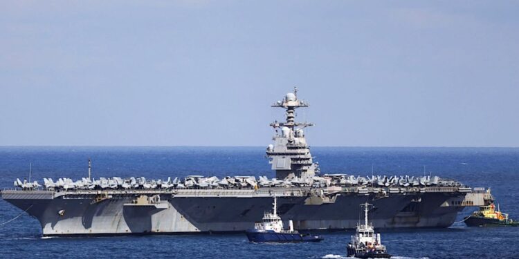 Vliegdekschip Gerald R. Ford al tien maanden actief in Midden-Oosten