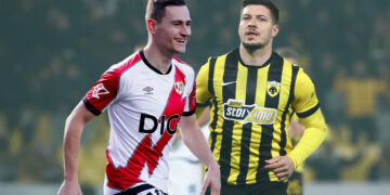 AEK verliest van Rayo Vallecano in eerste helft Conference League, 2-0.