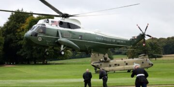 Trump wil helikopterplatform bij Witte Huis na balzaal bouwen