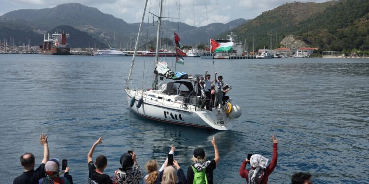 Derde Global Sumud-flottielje op weg naar Gaza vanuit Turkije
