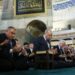 Gebed in Hagia Sophia op dag van val van Istanbul door Erdoğan